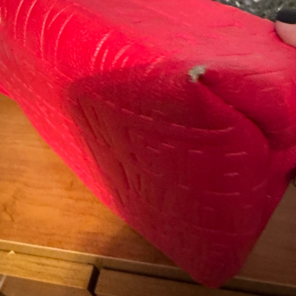 Steve Madden Red Embossed Clutch - Picture 3 of 6